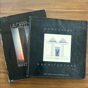 Pair of Vintage European Architecture Books